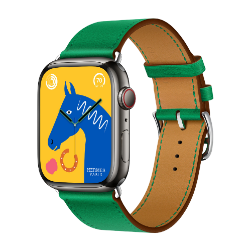 Apple Watch Hermès - Novo, 41/45 mm, Vidro de Safira, Chip U1